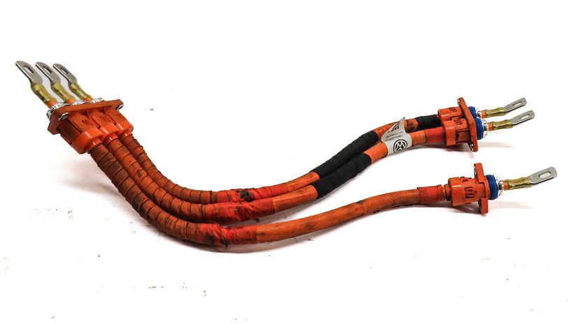 Thumbnail 4: 16 AUDI A3 E-TRON (8V) 1.4L HYBRID CXUA HIGH VOLTAGE 3 PHASE WIRE HARNESS CABLE