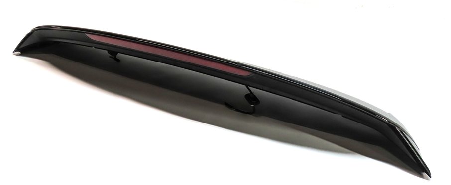 16-18 AUDI A3 E-TRON 8VF REAR SPOILER WING w/ 3rd BRAKE LIGHT (Black)