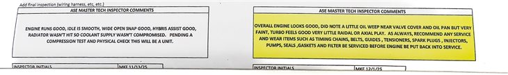 Thumbnail 8: 2016-2018 AUDI A3 E-TRON (8VF) HYBRID 1.4L CXUA ENGINE ASSEMBLY (64k)