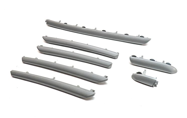 16 AUDI A3 E-TRON (8V) INTERIOR DASH FRONT/REAR DOOR TRIM SET/7 (Micrometallic)