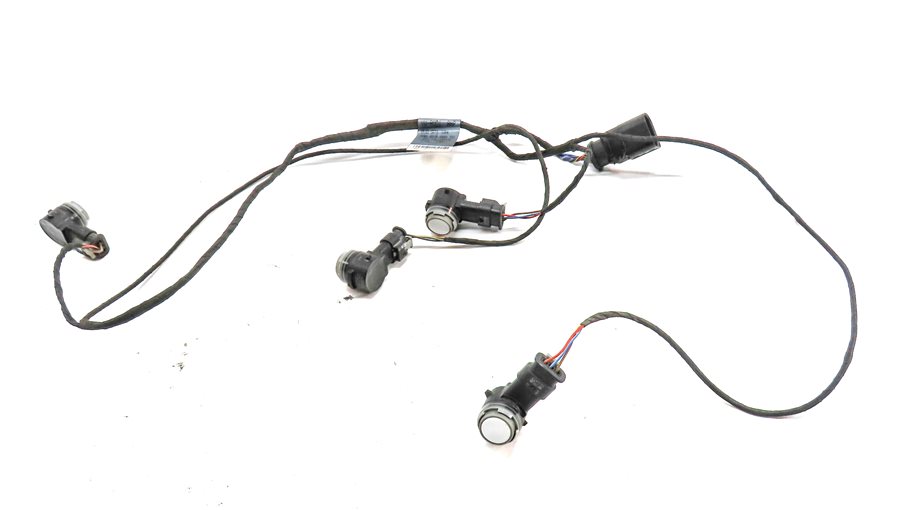 Thumbnail 2: 16 AUDI A3 (8V) REAR PARK ASSIST PDC DISTANCE CONTROL WIRE SENSOR SET/4 (White)