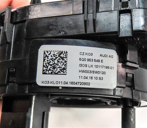 Thumbnail 5: 15-19 VW GOLF AUDI A3 S3 (8V) STEERING COLUMN CLOCKSPRING CLOCK SPRING SLIP RING