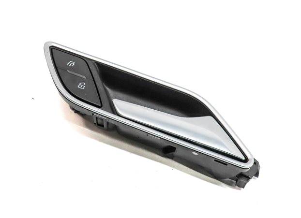 15-20 AUDI A3 S3 (8V) REAR RIGHT INTERIOR DOOR HANDLE w/ LOCK SWITCH BUTTON