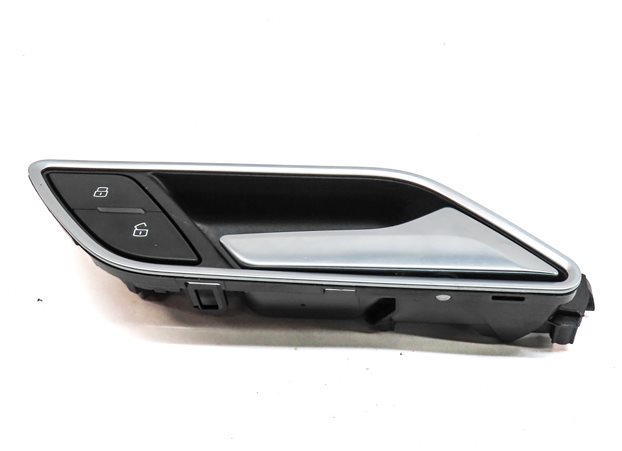 Thumbnail 2: 15-20 AUDI A3 S3 (8V) REAR RIGHT INTERIOR DOOR HANDLE w/ LOCK SWITCH BUTTON