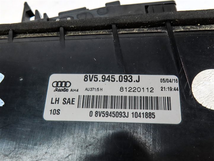 Thumbnail 5: 2015-2016 AUDI A3 S3 (8V) SEDAN CONVERTIBLE LEFT INNER LED TAILLIGHT LIGHT LAMP