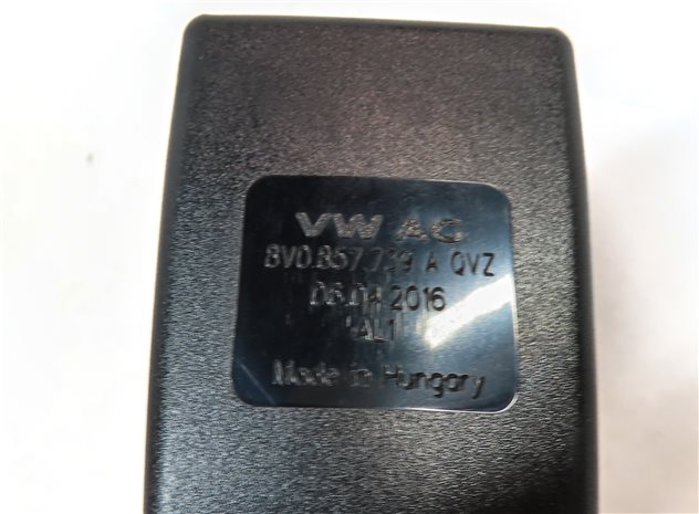 Thumbnail 10: 2016 AUDI A3 PREMIUM (8V) REAR LEFT CENTER RIGHT SEAT BELT BUCKLE RECEIVER SET/3