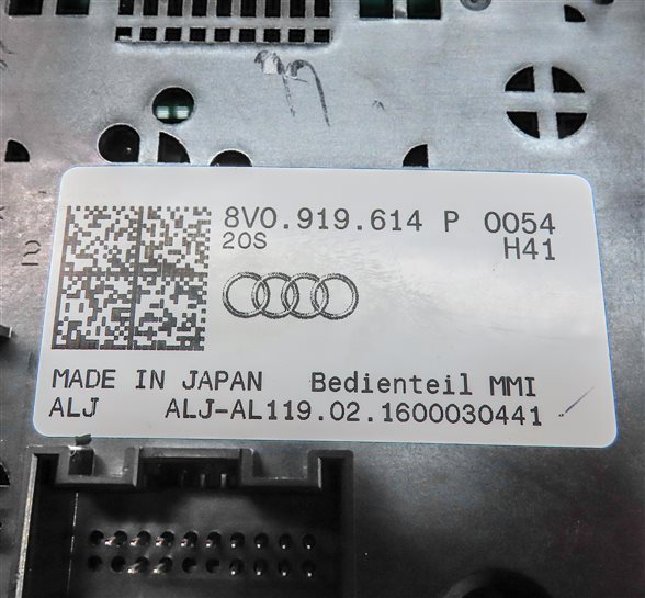 Thumbnail 5: 2015-2017 AUDI A3 S3 (8V) RADIO STEREO I-DRIVE MMI MEDIA CONSOLE CONTROL PANEL