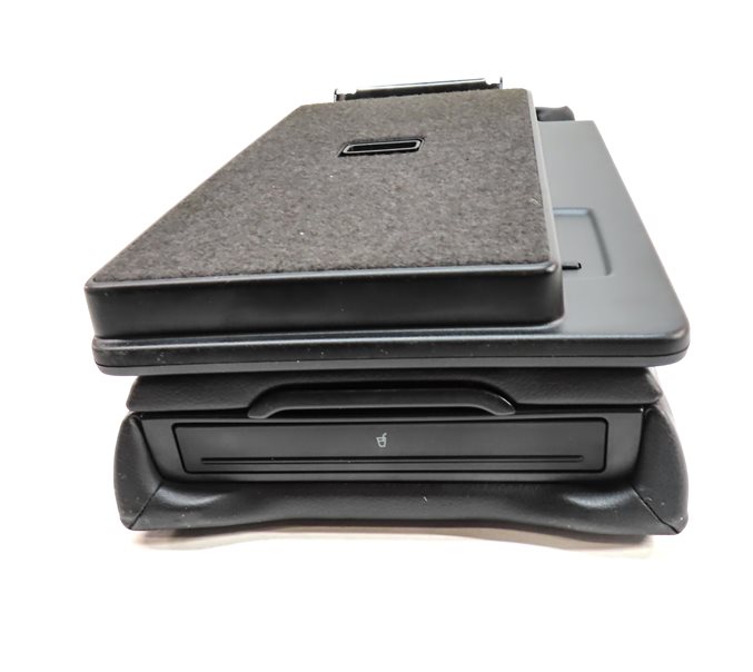 Thumbnail 3: 16 AUDI A3 PREMIUM (8V) REAR CENTER SEAT BACK FOLDING ARMREST CUPHOLDER (Black)
