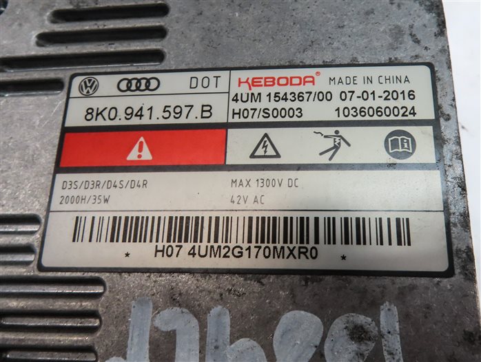 Thumbnail 7: 15-16 AUDI A3 (8V) HEADLIGHT LED DAYTIME RUNNING LIGHT POWER CONTROL MODULE SET2