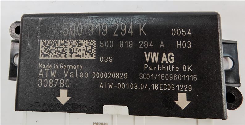 Thumbnail 5: 2015-2016 AUDI A3 S3 TT (8V MK3) PDC PARK DISTANCE SENSOR CONTROL MODULE