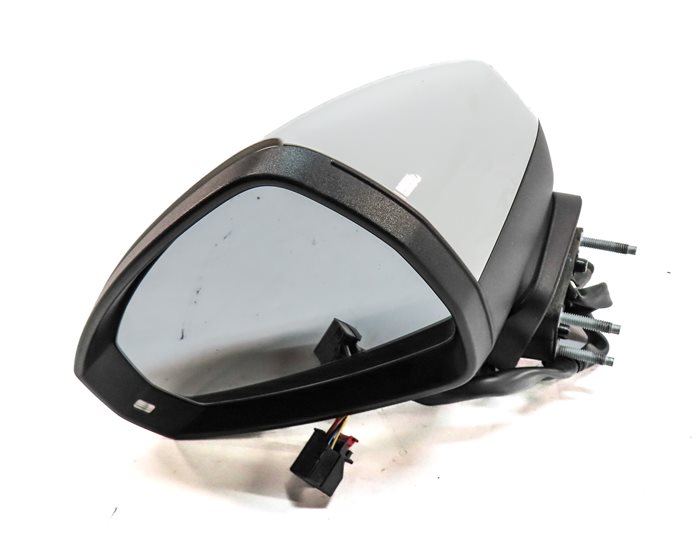 Thumbnail 3: 2015-2018 AUDI A3 S3 (8V) DRIVER MANUAL FOLD HEATED DOOR MIRROR (White)