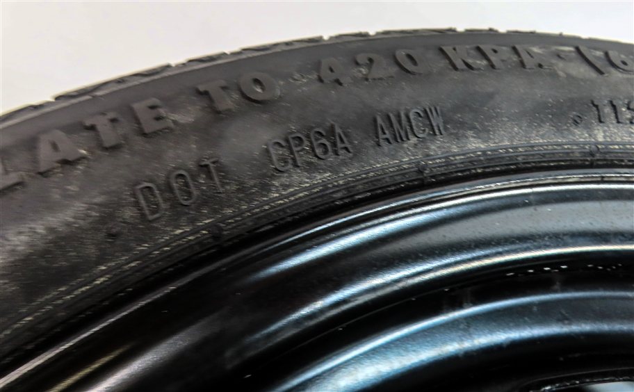 Thumbnail 7: 15-18 VW JETTA AUDI A3 S3 (8V) 18x3.5" EMERGENCY ROADSIDE SPARE TIRE WHEEL RIM