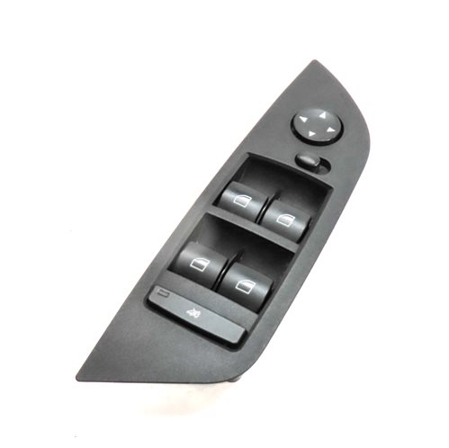 12-15 BMW X1 E84 FRONT LEFT DRIVER DOOR MASTER WINDOW SWITCH (w/o P-FOLD) BLACK