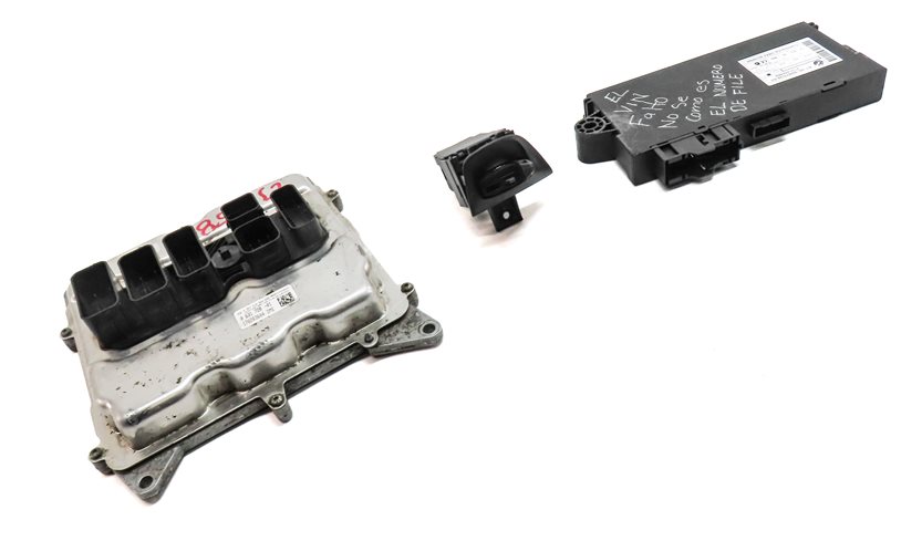 Thumbnail 3: 13-16 BMW X1 Z4 E84 E89 2.0L N20 TURBO ECM DME CAS 3 IMMOBILIZER MODULE KEY SET