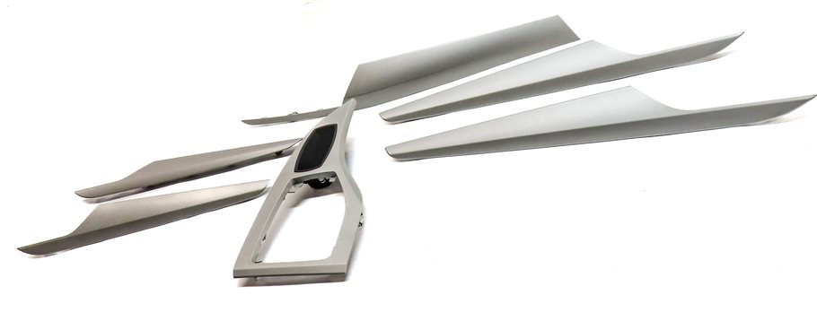 Thumbnail 2: 2014 BMW X1 (E84) INTERIOR FRONT DASH CENTER CONSOLE DOOR TRIM SET/6 (Satin)