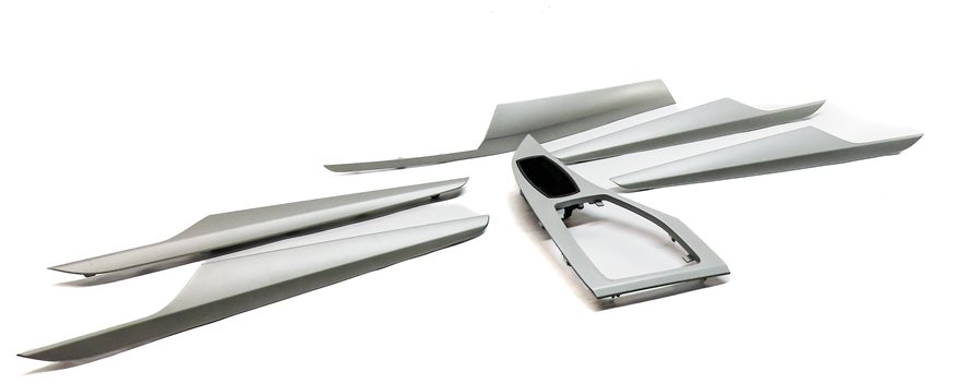 Thumbnail 3: 2014 BMW X1 (E84) INTERIOR FRONT DASH CENTER CONSOLE DOOR TRIM SET/6 (Satin)