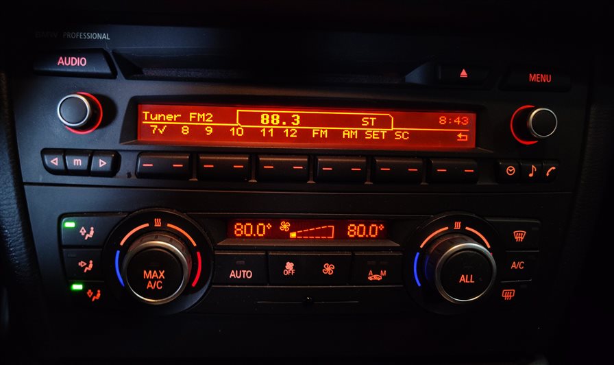 Thumbnail 2: 10-13 BMW 135i 328i 335i X1 (E84 E87 E90) HEATER A/C TEMPERATURE CONTROL PANEL