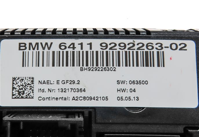 Thumbnail 7: 10-13 BMW 135i 328i 335i X1 (E84 E87 E90) HEATER A/C TEMPERATURE CONTROL PANEL