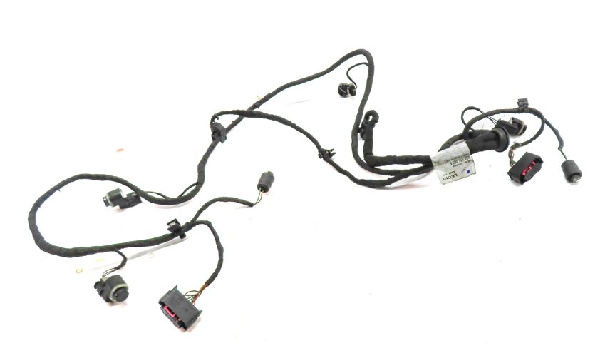 12 AUDI A7 C7 4G8 REAR PARK ASSIST PDC DISTANCE CONTROL WIRE SENSOR SET (Black)