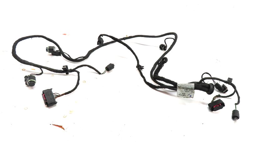 Thumbnail 3: 12 AUDI A7 C7 4G8 REAR PARK ASSIST PDC DISTANCE CONTROL WIRE SENSOR SET (Black)