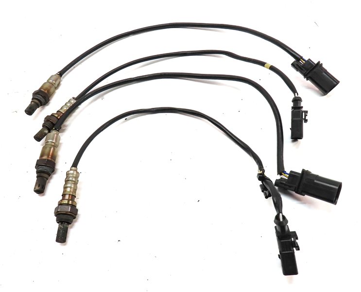 Thumbnail 2: 2012 AUDI A7 (C7 4G8) 3.0L SUPER (CGXB) ENGINE OXYGEN O2 LAMBDA WIRE SENSOR SET