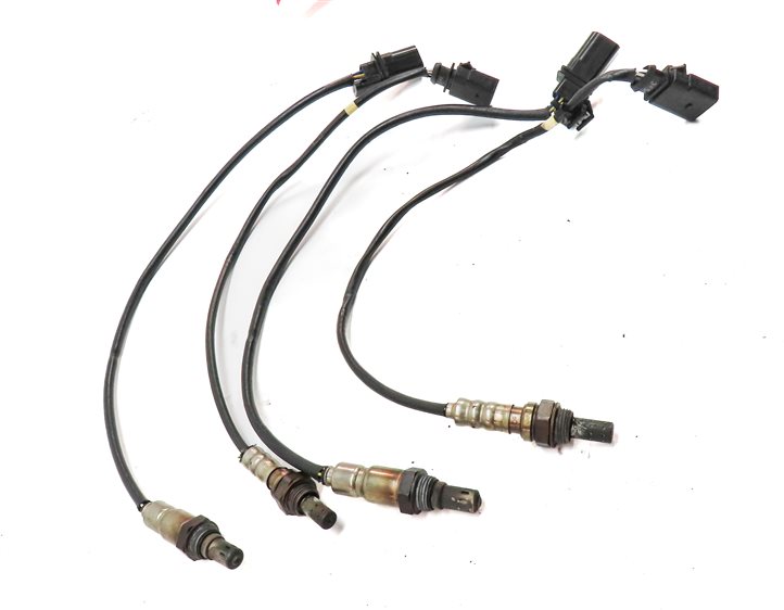 Thumbnail 3: 2012 AUDI A7 (C7 4G8) 3.0L SUPER (CGXB) ENGINE OXYGEN O2 LAMBDA WIRE SENSOR SET