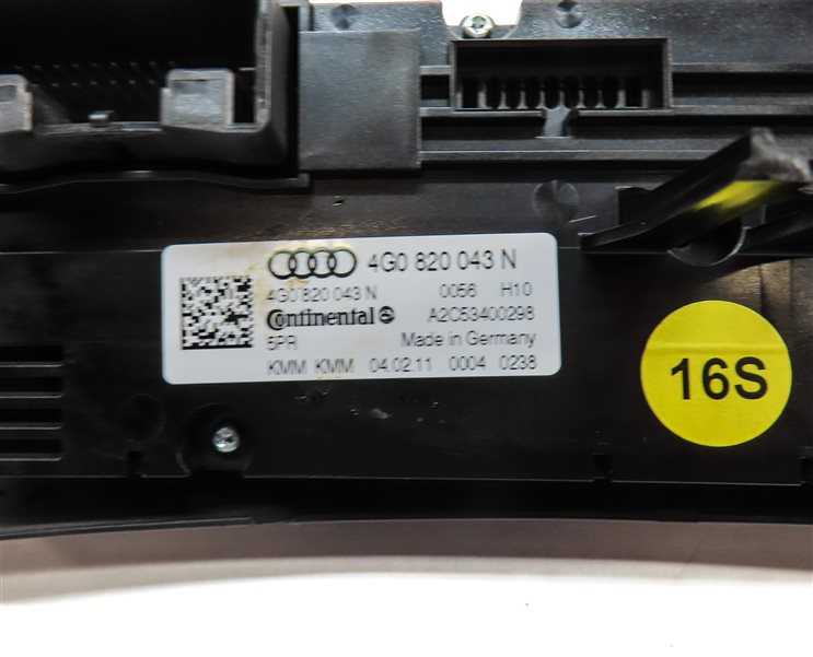 Thumbnail 6: 12-15 AUDI A6 S6 A7 S7 (C7) FRONT HEATER A/C TEMPERATURE CONTROL (HEATED SEAT)