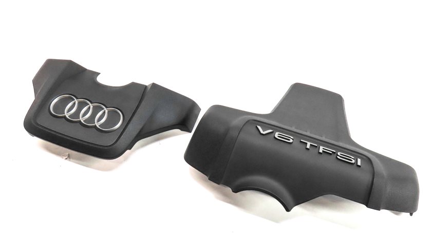 09-16 AUDI A6 A7 A8 Q5 Q7 S5 SQ5 3.0L SUPERCHARGED ENGINE COVER TRIM SET 2
