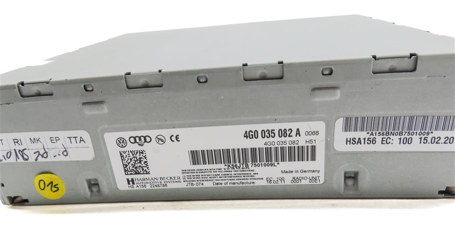 Thumbnail 6: 2012 AUDI A7 (C7 4G8) RADIO STEREO AUDIO RECEIVER UNIT MODULE