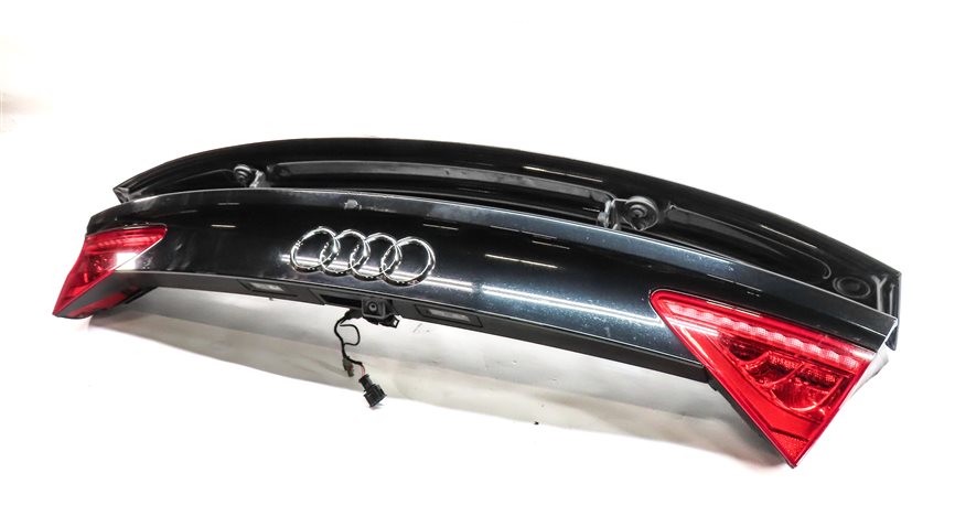 12-17 AUDI A7 S7 RS7 C7 4G8 ELECTRIC SPOILER WING w/ MOTORS & TAILLIGHTS (Black)