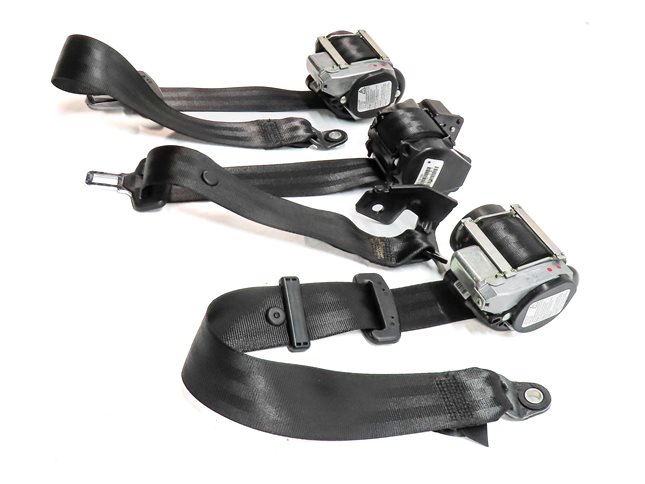 Thumbnail 3: 2016 RANGE ROVER (L405) REAR LEFT CENTER RIGHT SEAT SEATBELT RETRACTOR SET/3