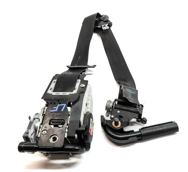Thumbnail 4: 2013-2019 RANGE ROVER (L405) FRONT LEFT DRIVER SEATBELT RETRACTOR (BLACK)