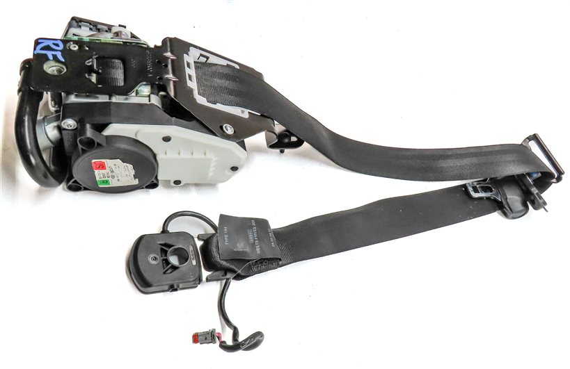 Thumbnail 5: 2013-2019 RANGE ROVER (L405) FRONT RIGHT PASSENGER SEATBELT RETRACTOR (BLACK)