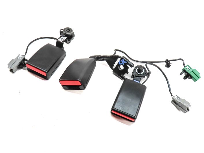 Thumbnail 1: 16 RANGE ROVER (L405) REAR LEFT CENTER RIGHT SEAT SEATBELT BUCKLE RECEIVER SET/3