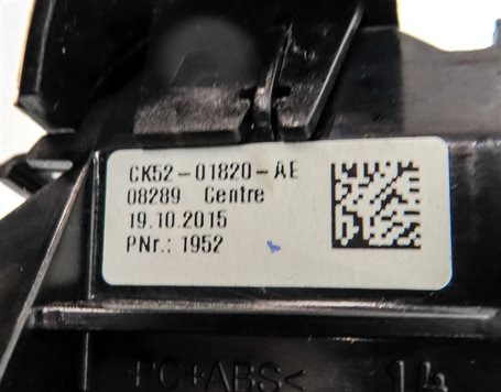 Thumbnail 5: 2016 RANGE ROVER (L405) FRONT CENTER DASH HEAT AIR AC DUAL VENT (BLACK/SILVER)