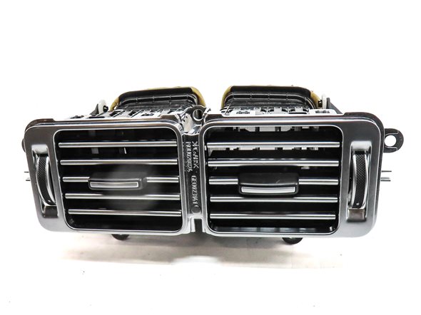 Thumbnail 2: 2016 RANGE ROVER (L405) REAR CENTER CONSOLE HEAT AIR AC DUAL VENT (BLACK/SILVER)