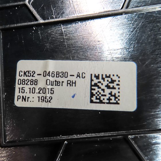 Thumbnail 5: 16 RANGE ROVER (L405) FRONT RIGHT PASSENGER DASH HEAT AIR AC VENT (BLACK/SILVER)