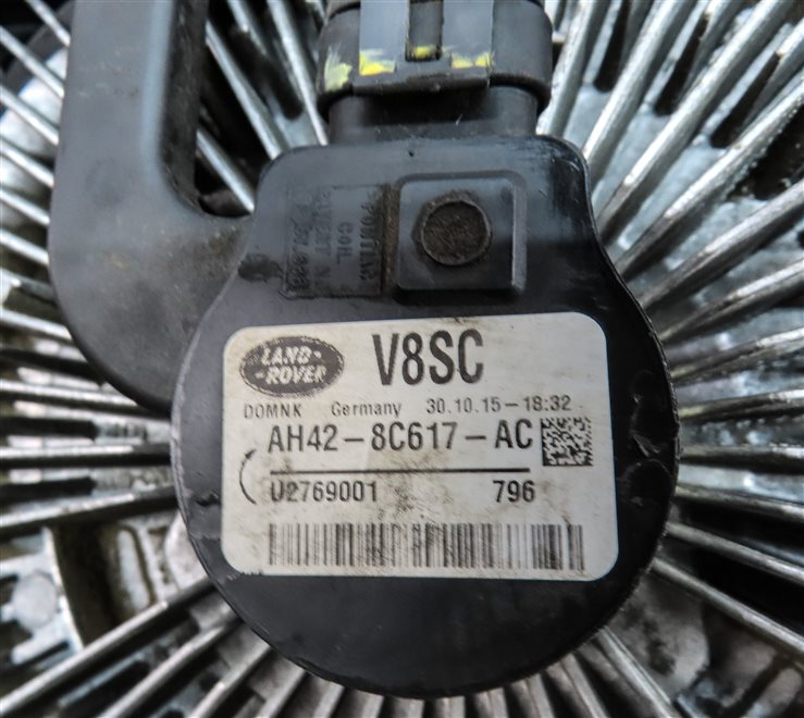 Thumbnail 5: 10-18 RANGE ROVER SPORT (L320 L322 L405 L494) SUPERCHARGED COOLING FAN w/ CLUTCH