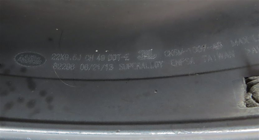 Thumbnail 4: 2013-2017 RANGE ROVER (L405) 22x9.5 SPOKED ALUMINUM ALLOY 14-SPOKE WHEEL RIM