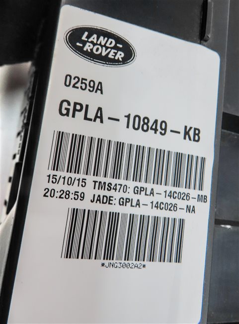 Thumbnail 6: 2013-2016 RANGE ROVER (L405) SPEEDOMETER INSTRUMENT GAUGE CLUSTER (106k)