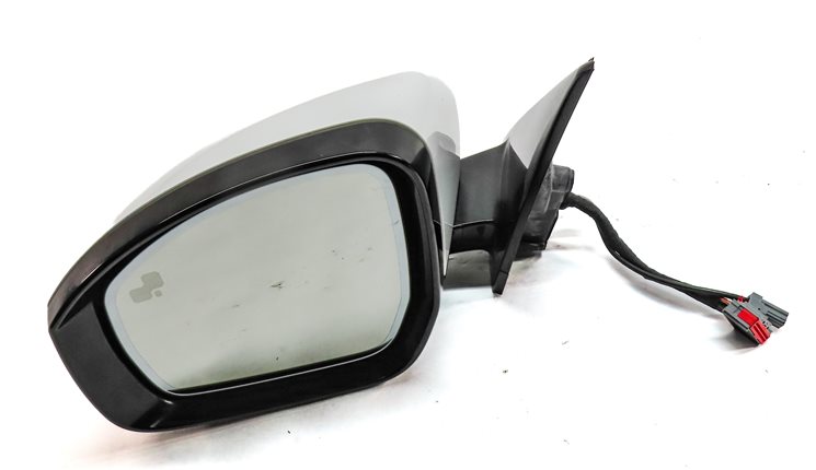 14-17 RANGE ROVER L405 LEFT DRIVER AUTODIM BLIND SPOT CAMERA DOOR MIRROR (WHITE)