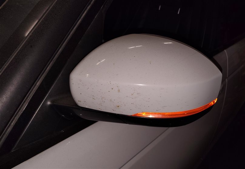 Thumbnail 2: 14-17 RANGE ROVER L405 LEFT DRIVER AUTODIM BLIND SPOT CAMERA DOOR MIRROR (WHITE)