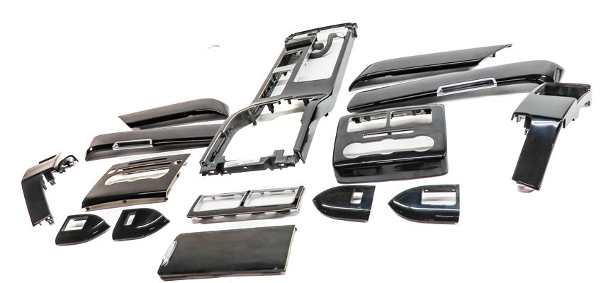 Thumbnail 2: 2016 RANGE ROVER (L405) INTERIOR DASH DOOR CENTER CONSOLE TRIM SET/15 (BLACK)