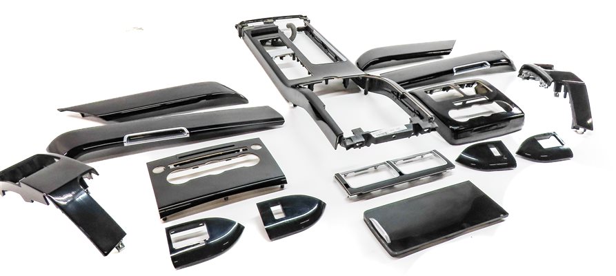 Thumbnail 3: 2016 RANGE ROVER (L405) INTERIOR DASH DOOR CENTER CONSOLE TRIM SET/15 (BLACK)