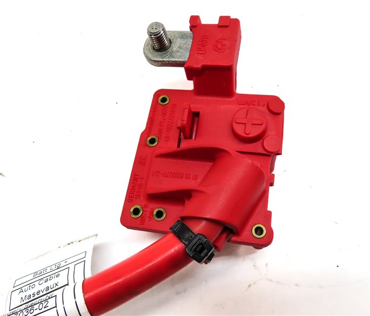 Thumbnail 4: 2013 BMW 535I (F10) 3.0L (N55) ENGINE POSITIVE BATTERY TERMINAL WIRE CABLE