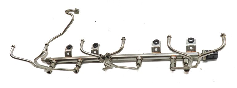 Thumbnail 2: 2013 BMW 535I (F10) 3.0L (N55) ENGINE MOTOR FUEL INJECTOR RAIL w/ LINES