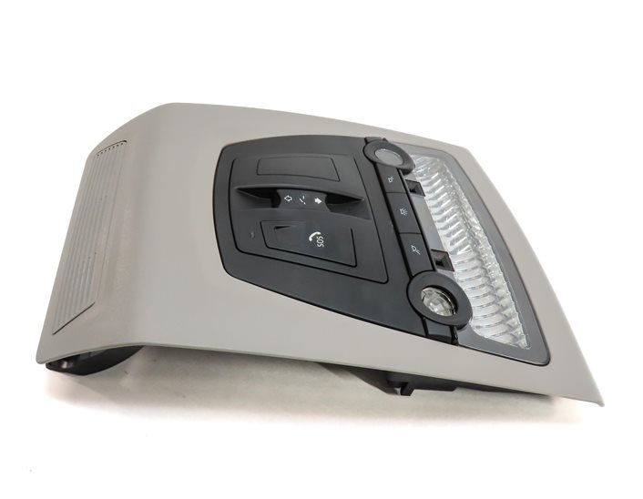 Thumbnail 3: 2013 BMW 535I (F10) FRONT INTERIOR OVERHEAD DOME MAP READING LIGHT LAMP (Gray)
