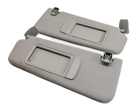 2010-2016 BMW 528i 535i 550i (F10) FRONT LEFT & RIGHT SUNVISOR SHADE SET (Gray)