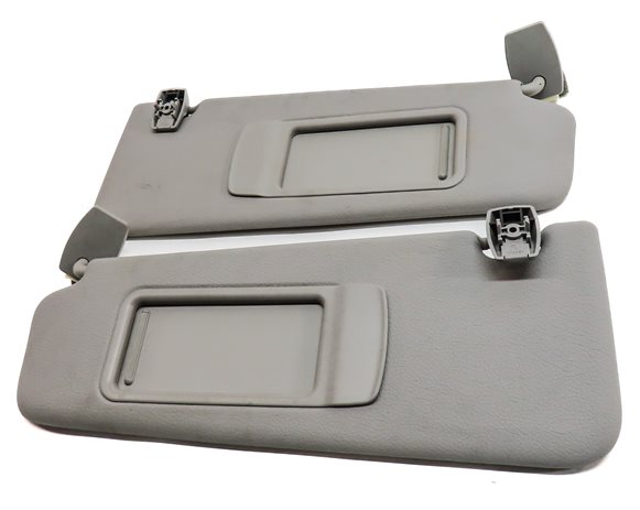 Thumbnail 2: 2010-2016 BMW 528i 535i 550i (F10) FRONT LEFT & RIGHT SUNVISOR SHADE SET (Gray)