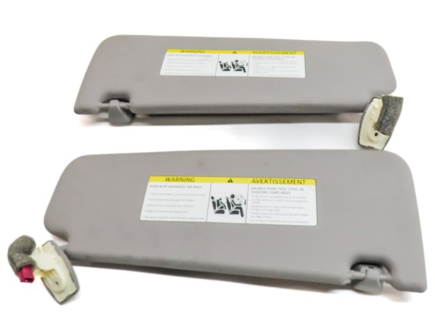 Thumbnail 4: 2010-2016 BMW 528i 535i 550i (F10) FRONT LEFT & RIGHT SUNVISOR SHADE SET (Gray)